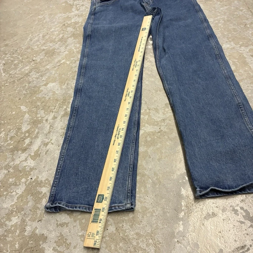 Levis Men's Workwear Fit Jeans Mens 36x34 Blue Straight Leg Medium Wash Denim